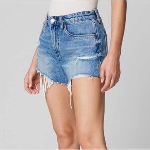 Blank NYC Vintage High-Rise Denim Shorts Sz 24